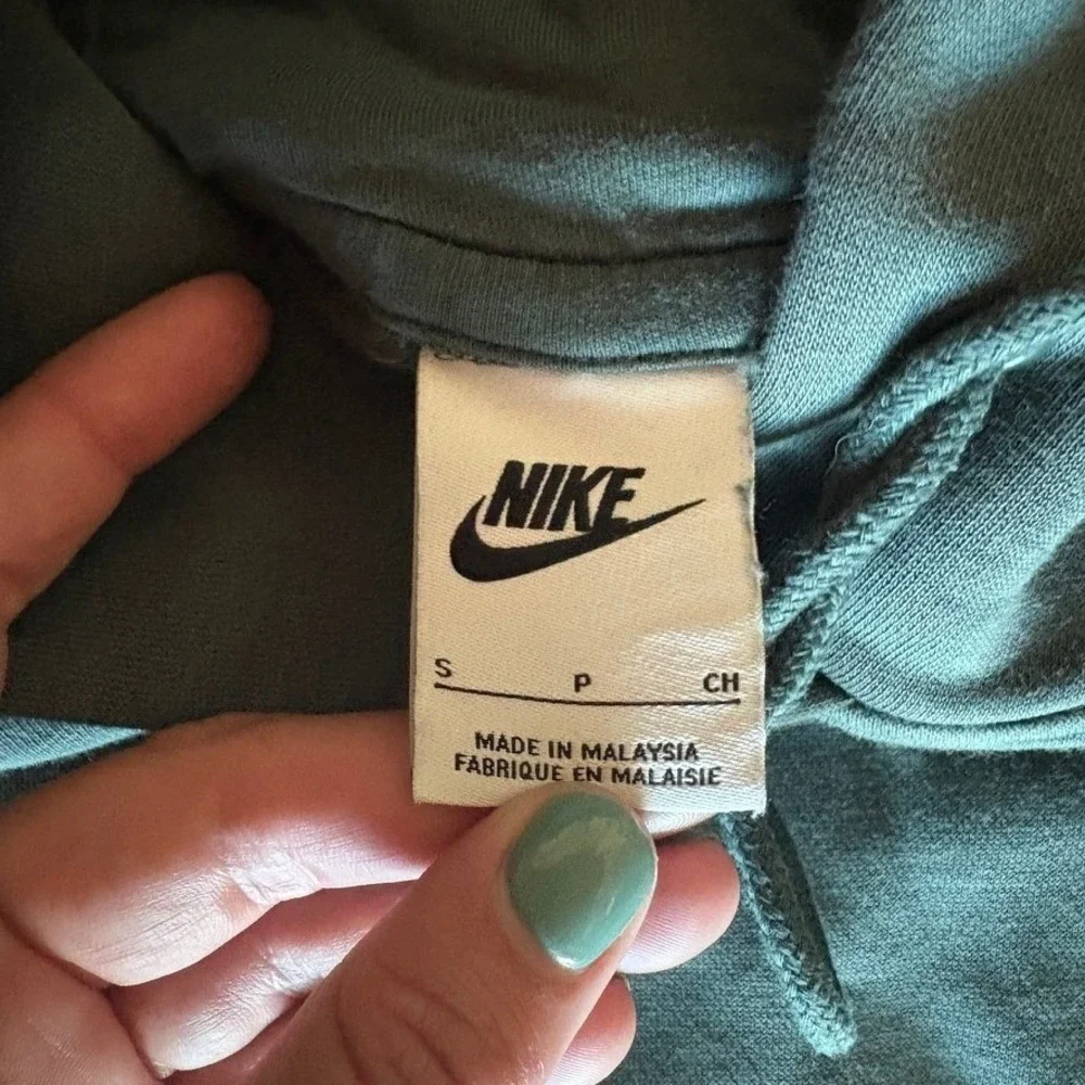 Nike Phoenix Fleece Oversized Hoodie and Wide Leg Sweatpants Set Green Small
